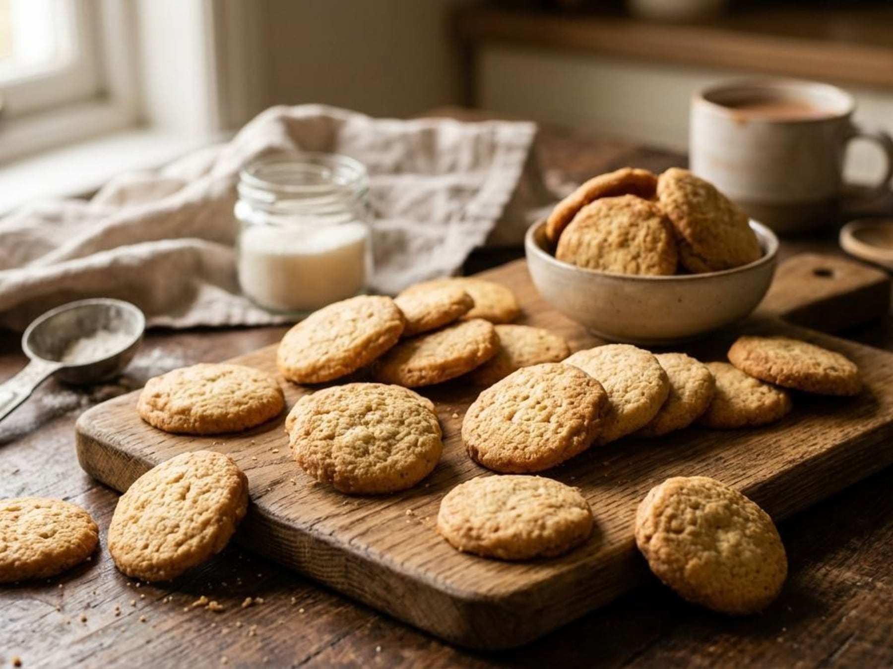 La cuenta simple que da una galletita casera sin huevo ni leche: 3-2-1 y al horno