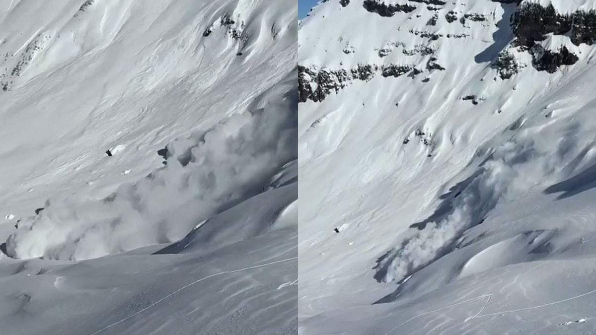 Chapelco: una avalancha sorprendió a dos esquiadores en el filo del cerro y salieron ilesos