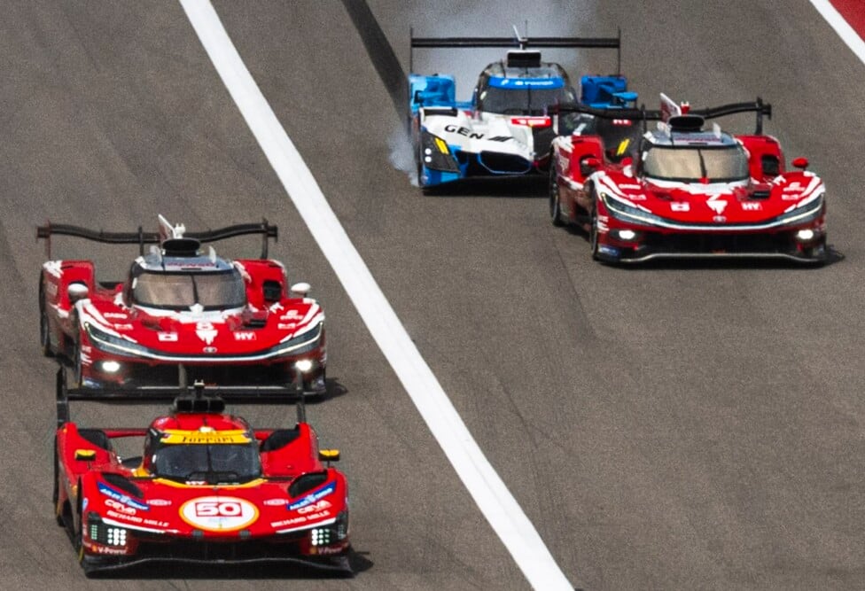 Ferrari se quedó con Austin gracias a un Toyota que se rompió sobre el cierre
