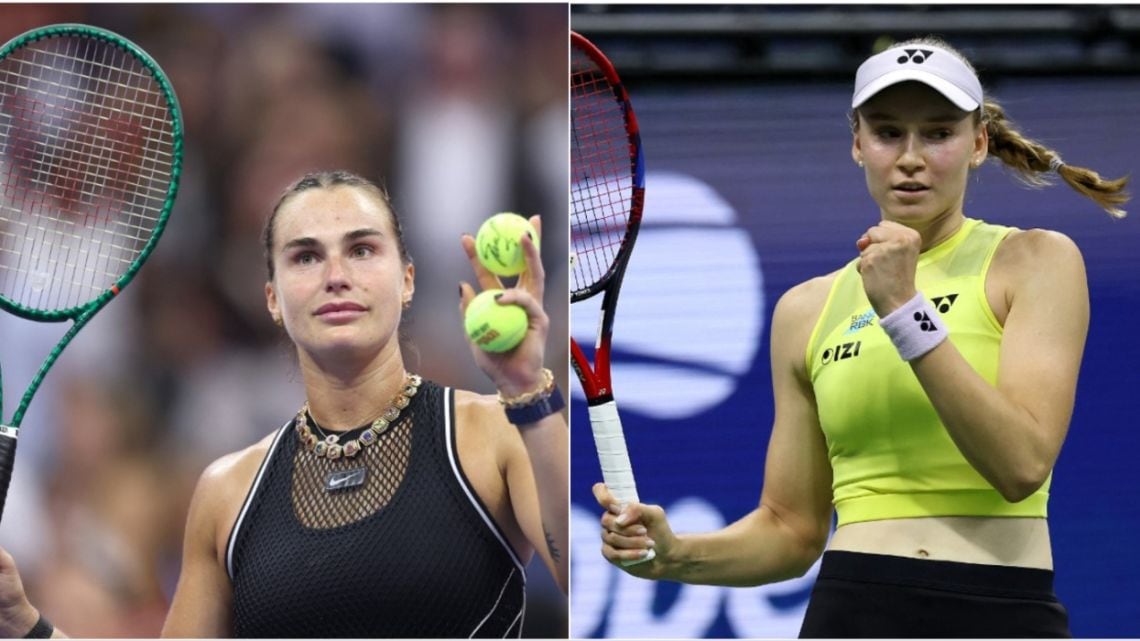 Sabalenka y Rybakina se cruzan en una final con aroma a consagración: la bielorrusa va por el tricampeonato y la kazaja, por su primera corona en Nueva York