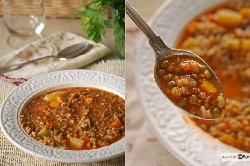 Lentejas con bulgur: el guiso que se completa sin necesitar la carne en la olla