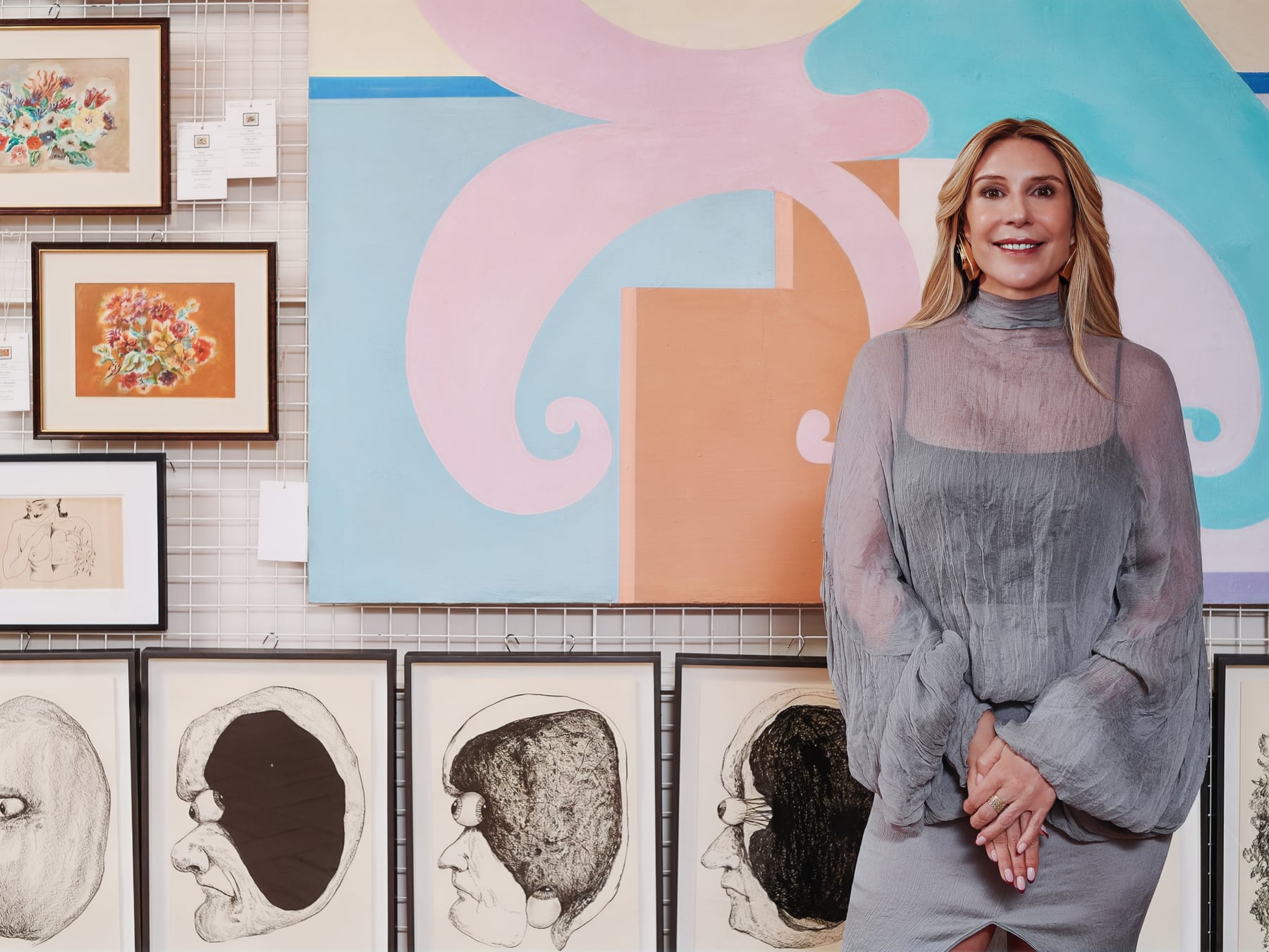 Amalia Amoedo se muestra como artista en La Boca, después de décadas detrás de escena