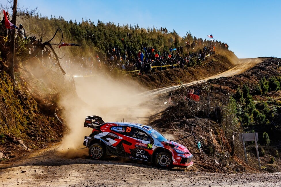 Oliver Solberg se adueñó de Chile y empujó a Toyota a la historia grande del rally mundial