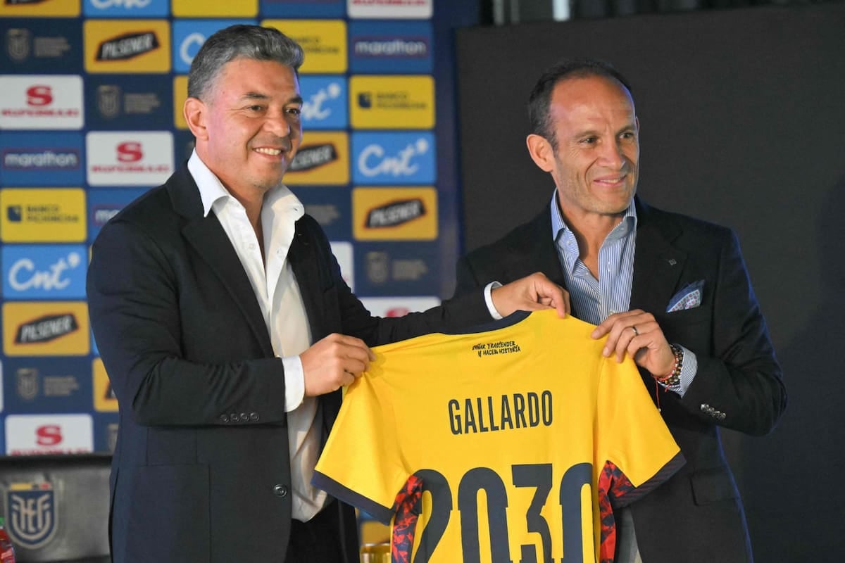 Gallardo ya es de Ecuador: arranca con la mira puesta en el Mundial 2030 y el debut se viene contra Corea del Sur