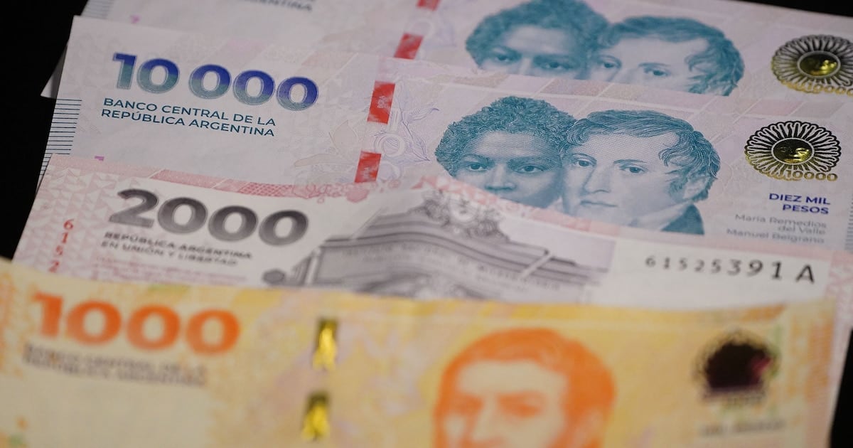 El billete de mil pesos se achica en el changuito y cede terreno frente a los cortes de diez mil y veinte mil