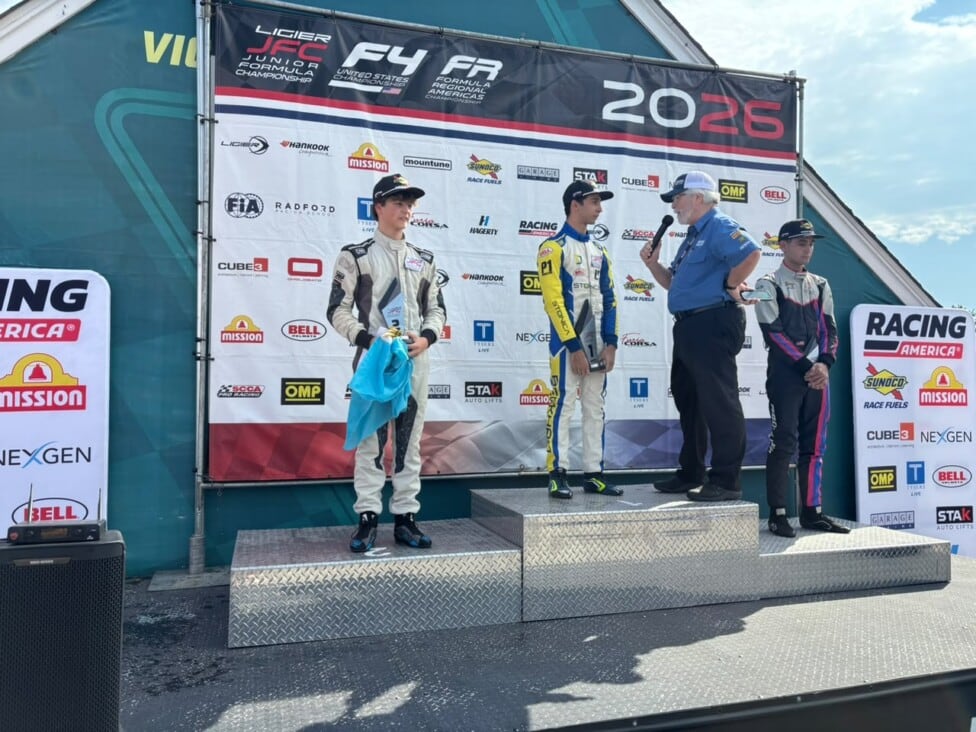 Lázaro Bainotti se consagró campeón Rookie en Virginia y llega al cierre con dos podios bajo el brazo