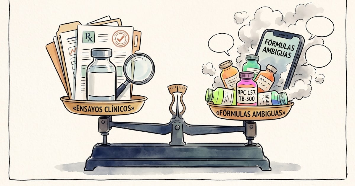 Péptidos bajo la lupa: por qué no todos los compuestos son iguales ni prometen lo mismo