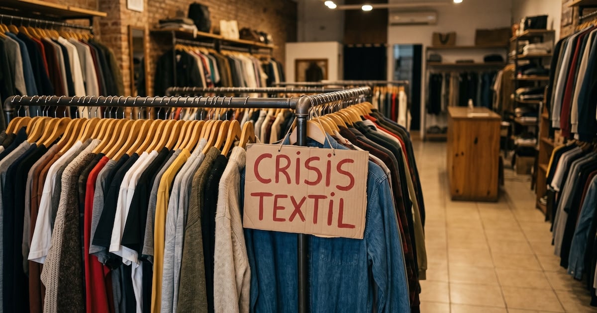 La industria textil atraviesa su peor momento en dos décadas: acumula una baja de 22,6% en producción y más de 28.000 empleos perdidos