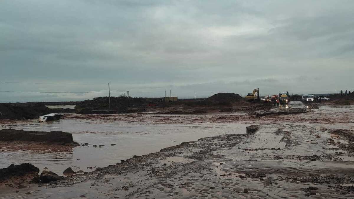 Rincón de los Sauces, bajo agua: Defensa Civil ya pasó la barrera de las 50 intervenciones y la Ruta 8 sigue cerrada