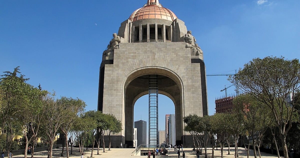 A 67 metros del cielo capitalino: el arco triunfal que se posa sobre la Ciudad de México