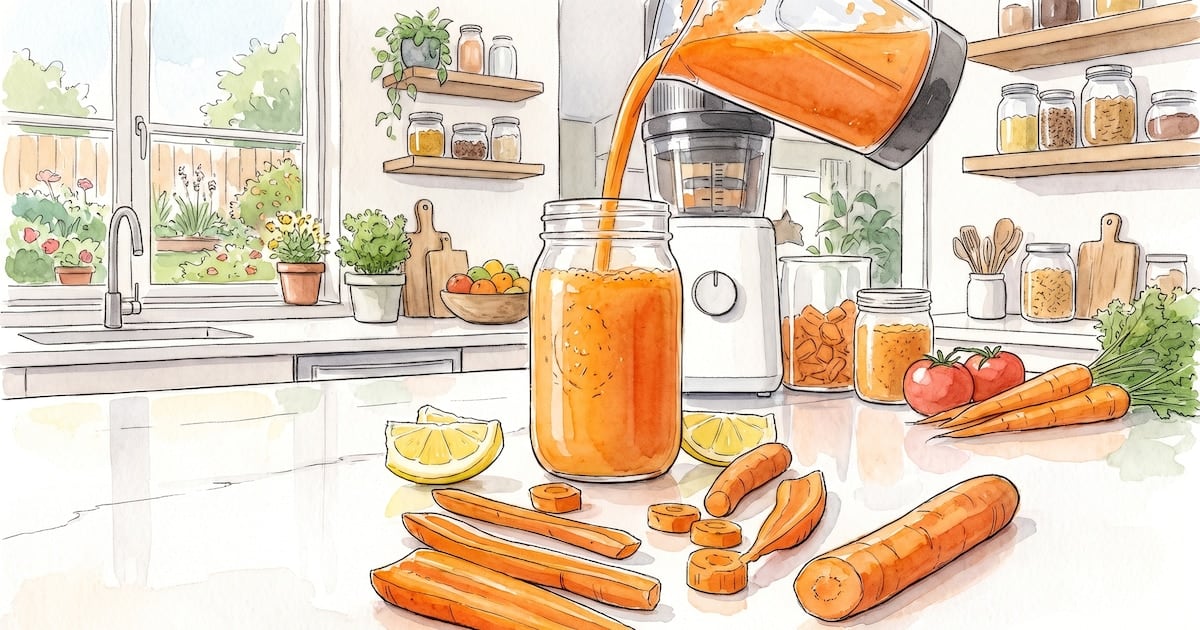 Jugo o zanahoria entera: la diferencia que muchos se saltean en la cocina