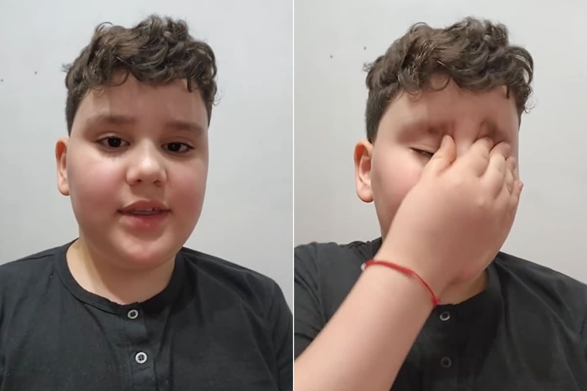 Toto, el nene de nueve años que les pidió a los adultos que paren de pegarle en las redes