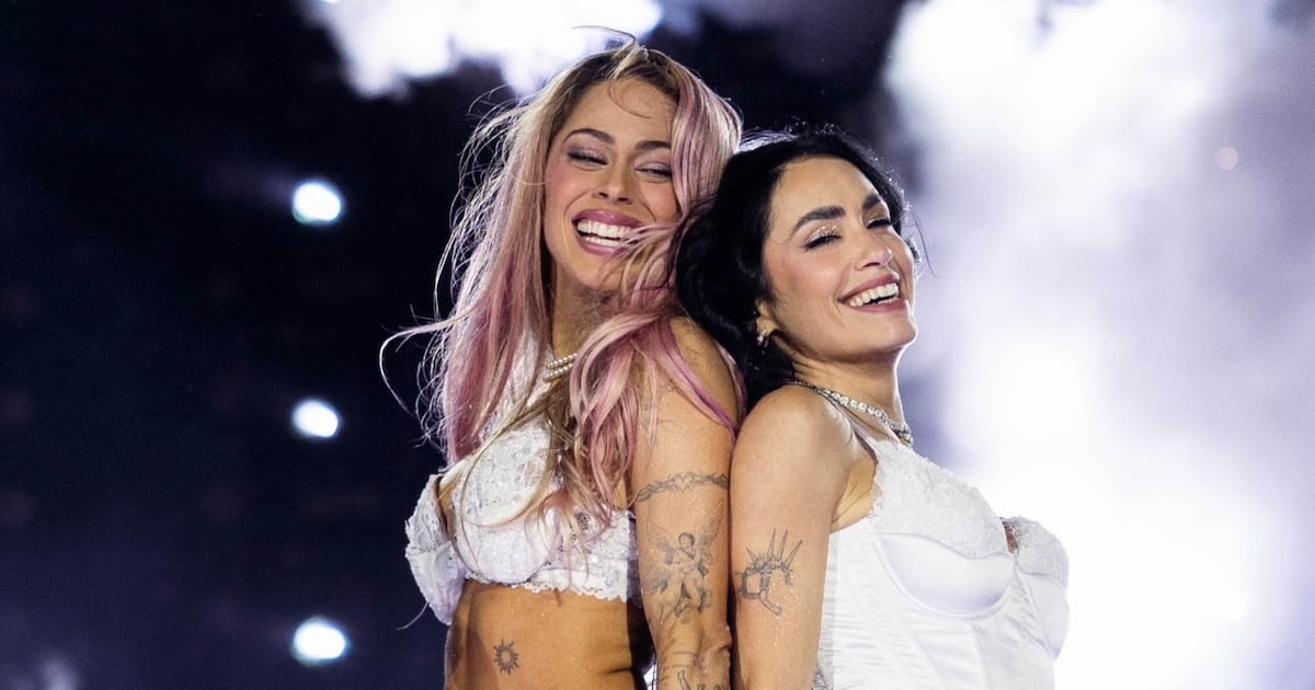 Lali Espósito hizo realidad un deseo junto a Tini Stoessel en River Plate