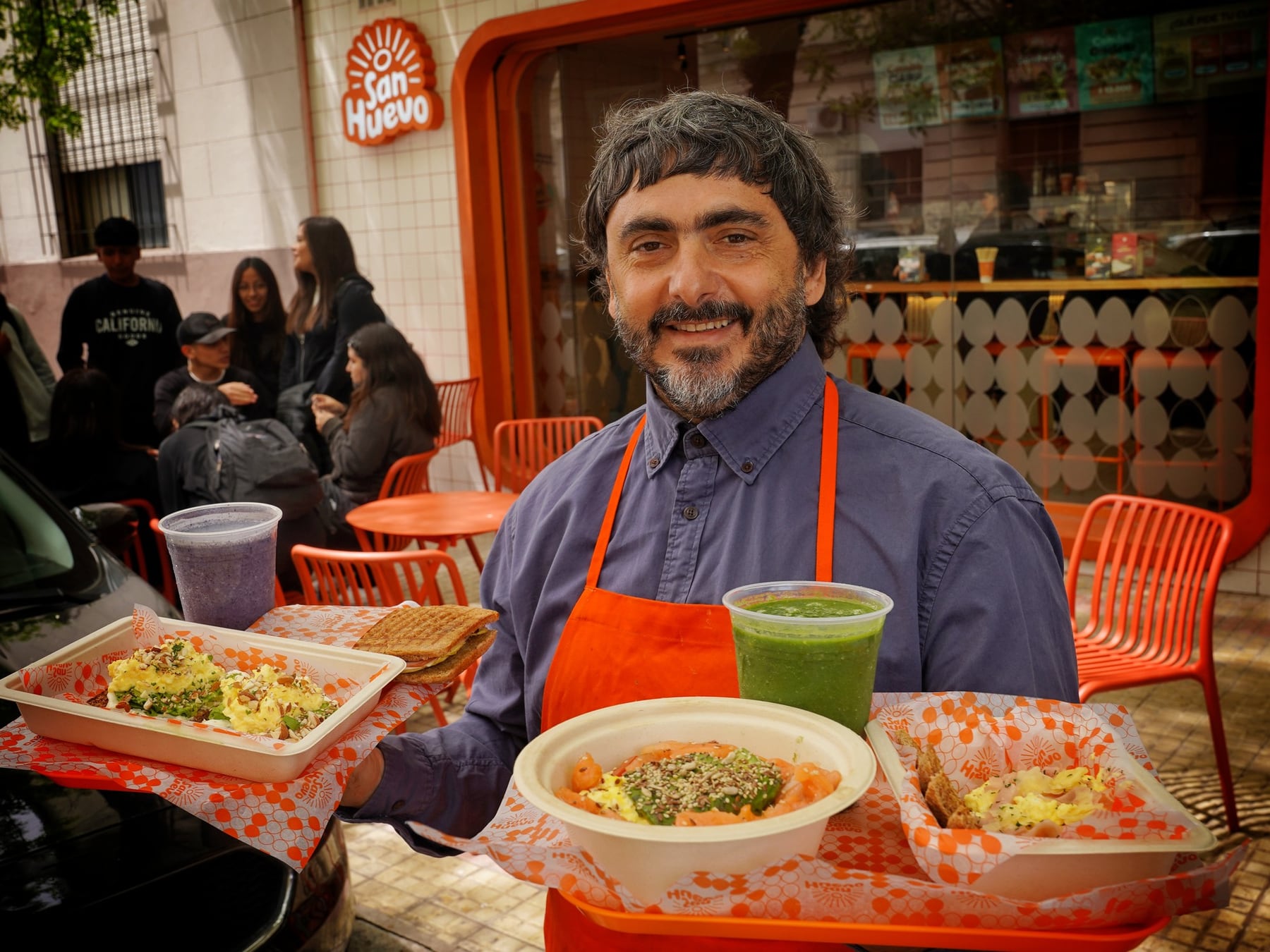 El huevo conquista la city: así cocina el microcentro de La Plata