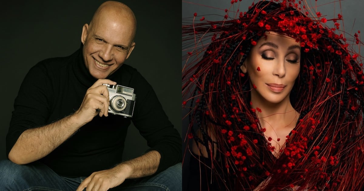 Cher pasó la noche en el estudio de Gabriel Machado para una única sesión